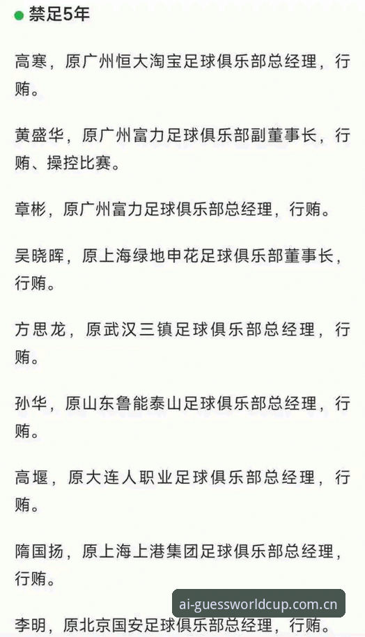 资深用户分享：足协第三批禁足名单出炉，我在亮世竞猜王看球这些年的感悟